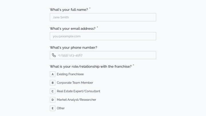 Franchise Expansion Stakeholder Interview preview