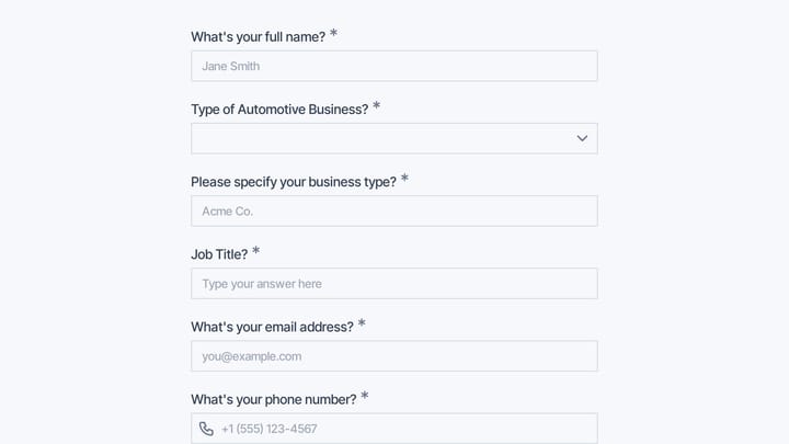Auto Parts Inventory Management System Inquiry preview