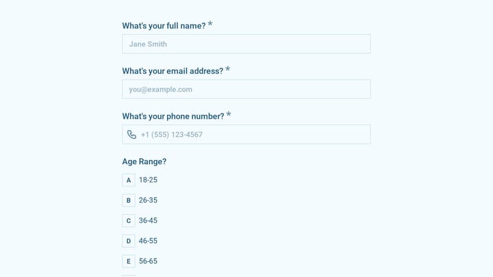 Authentic Living Coaching Intake Form preview