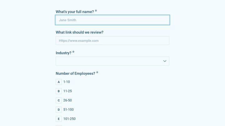 IT Support Client Intake Form preview