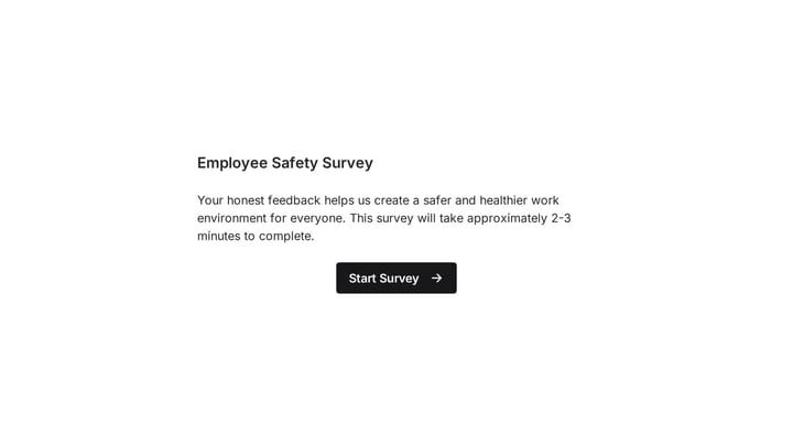 Employee Safety Survey preview