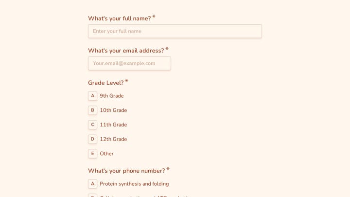 AP Biology Practice Test preview