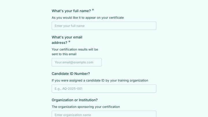 Aquaponics System Manager Certification Assessment preview