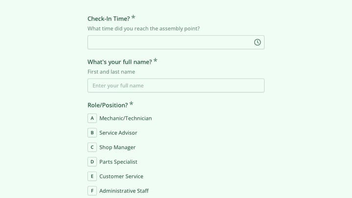 Emergency Evacuation Check-In preview