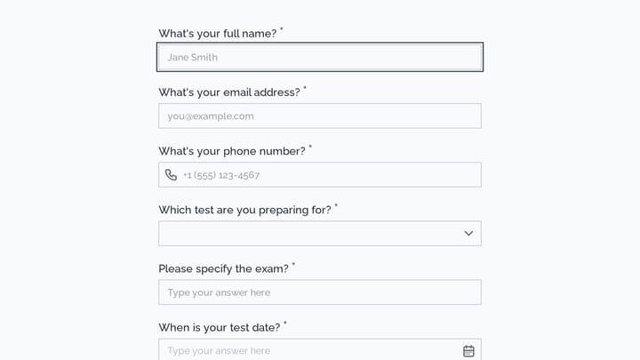 Test Prep Discovery preview