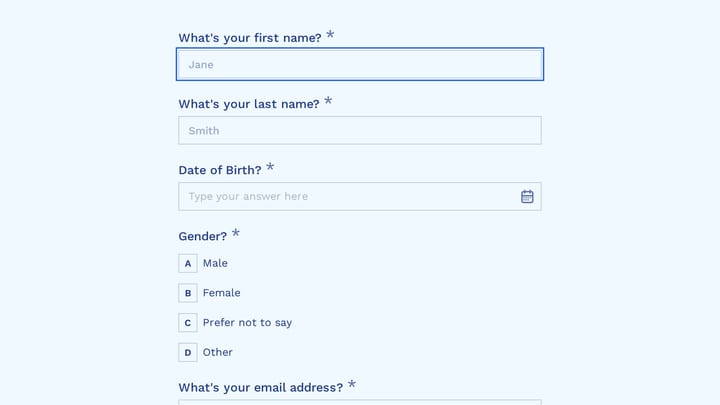 Travel Medicine Consultation Intake Form preview