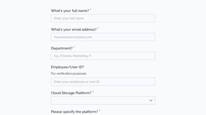 Cloud Storage File Metadata & Access Request preview