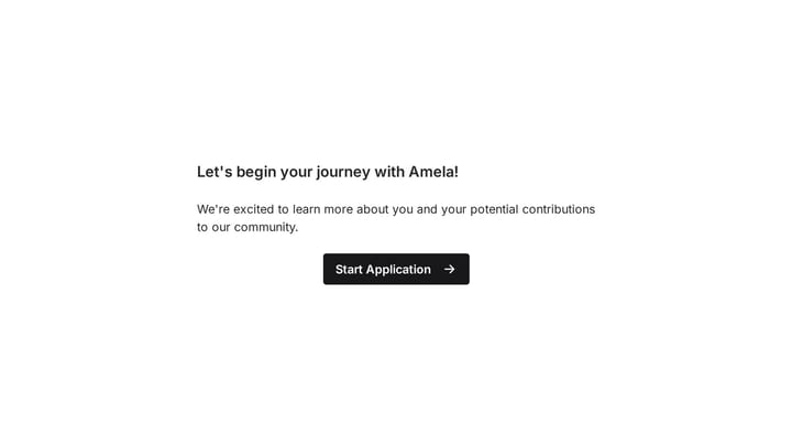 Community Membership Form preview