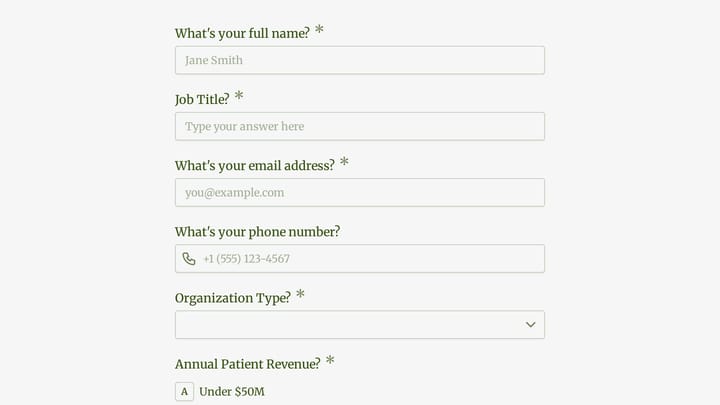 Healthcare Revenue Integrity Assessment preview