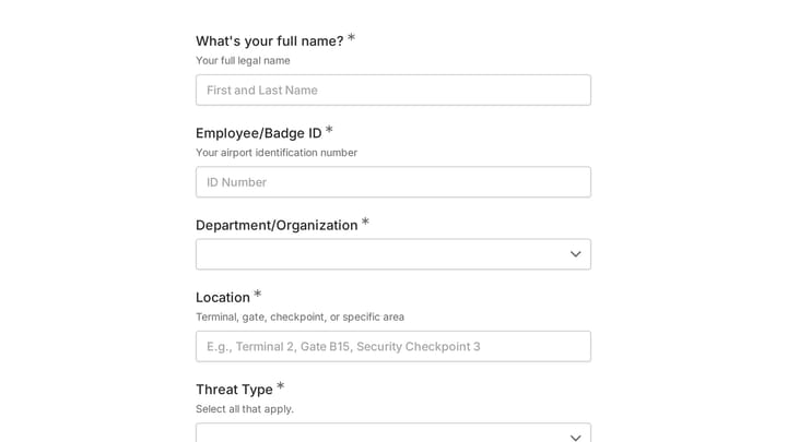 Airport Security Threat Report preview