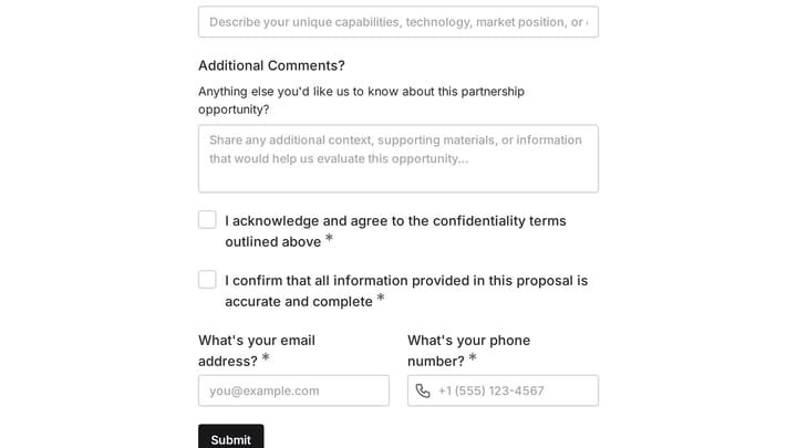 Partnership Proposal preview
