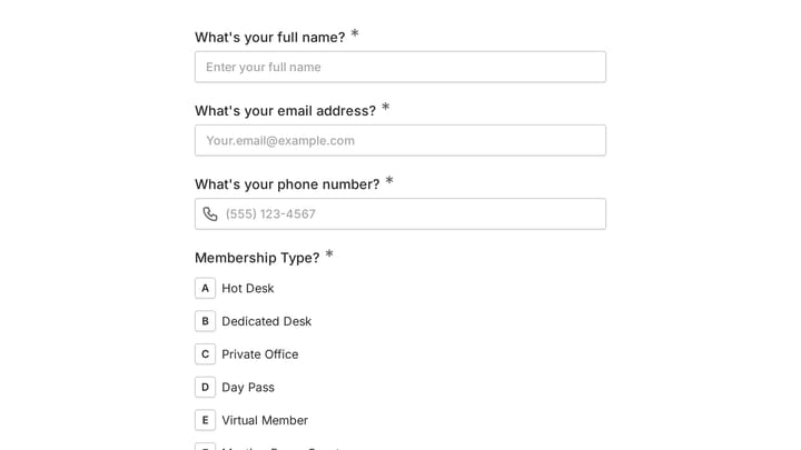Lost Item Claim Form preview