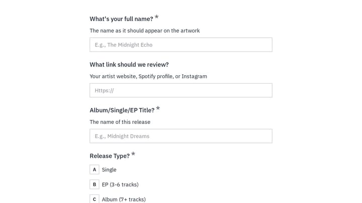 Album Cover Design Brief preview