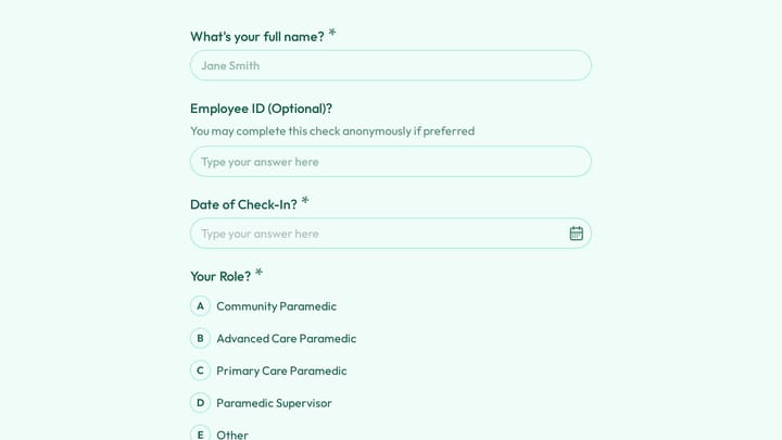 Community Paramedic Wellness Check preview