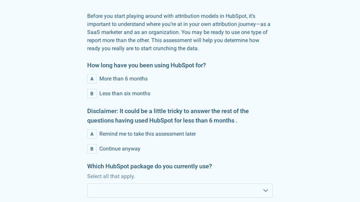 Product Readiness Assessment preview