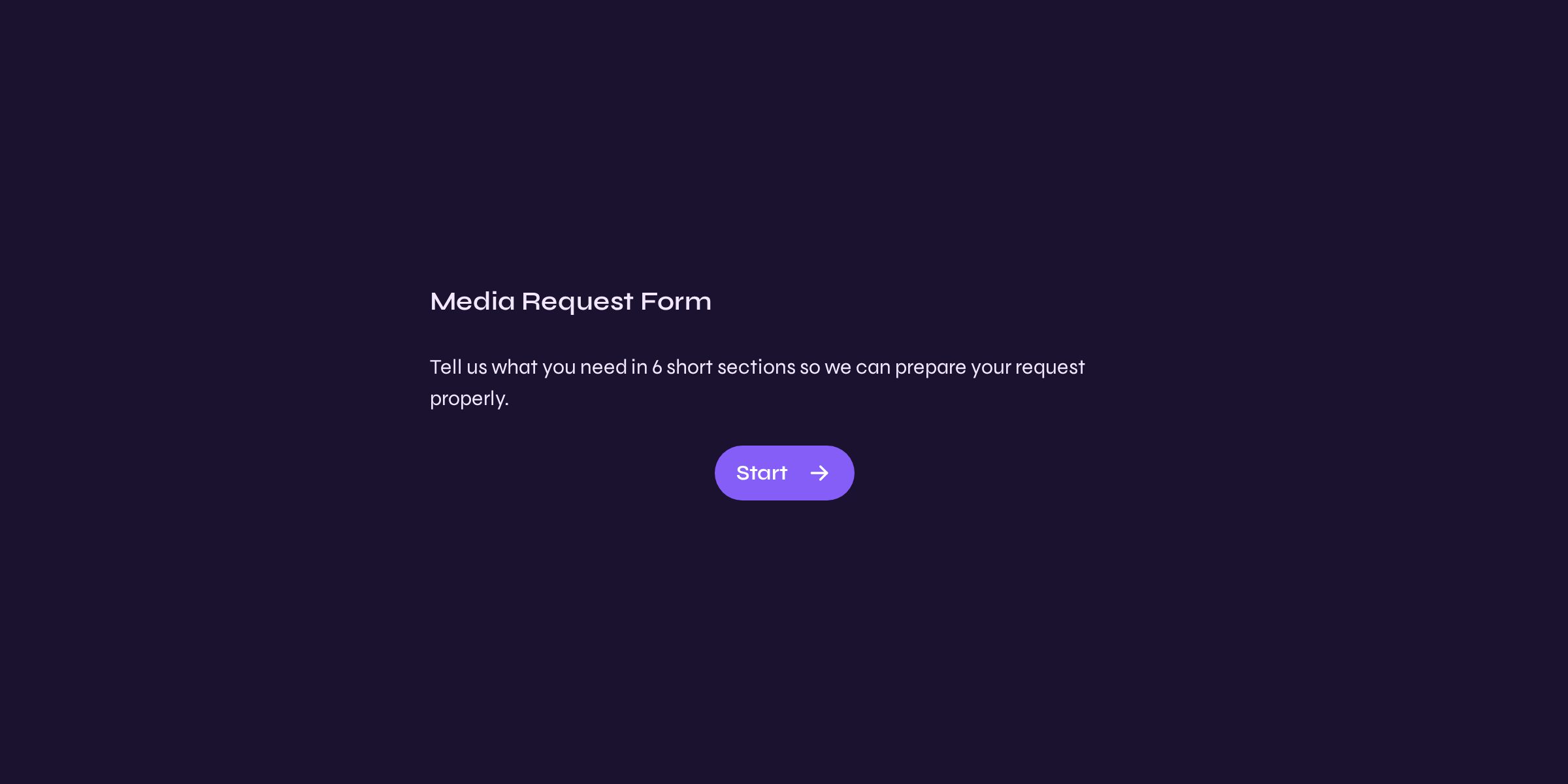 Media Request Form for Press Interviews and Quotes
