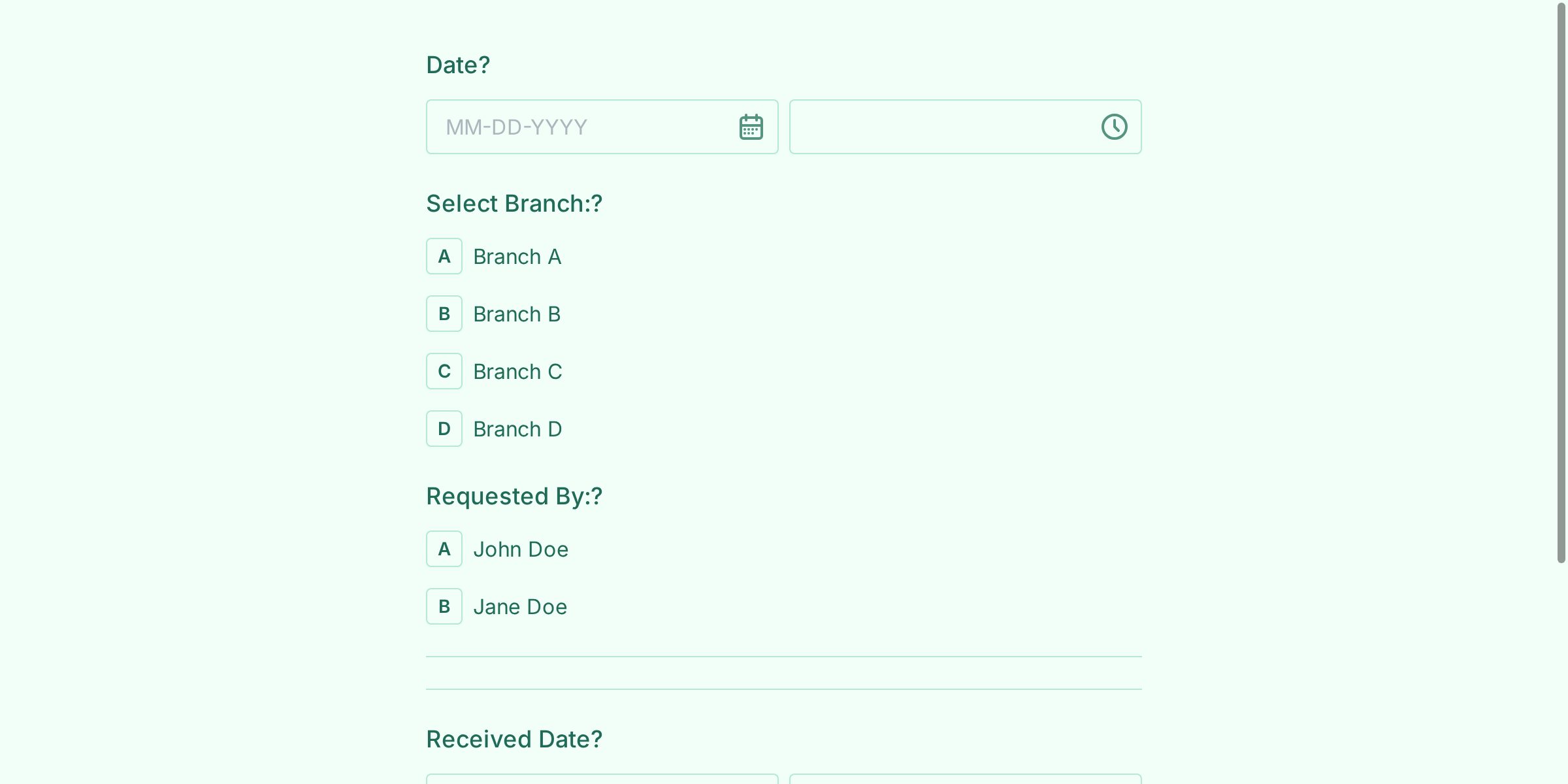 70+ Material Order Form Template for Branch and Supply Requests